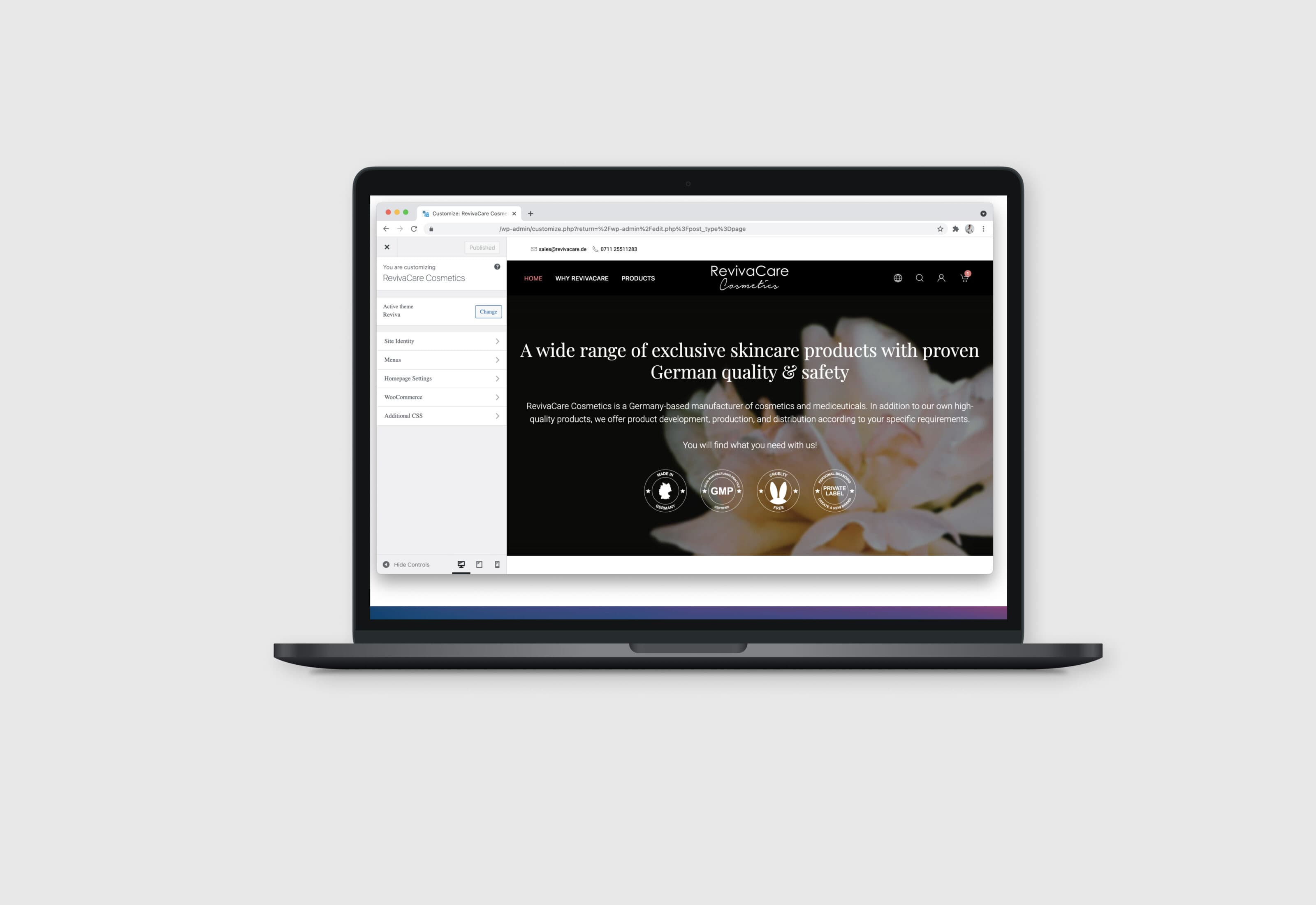 Reviva Care Website