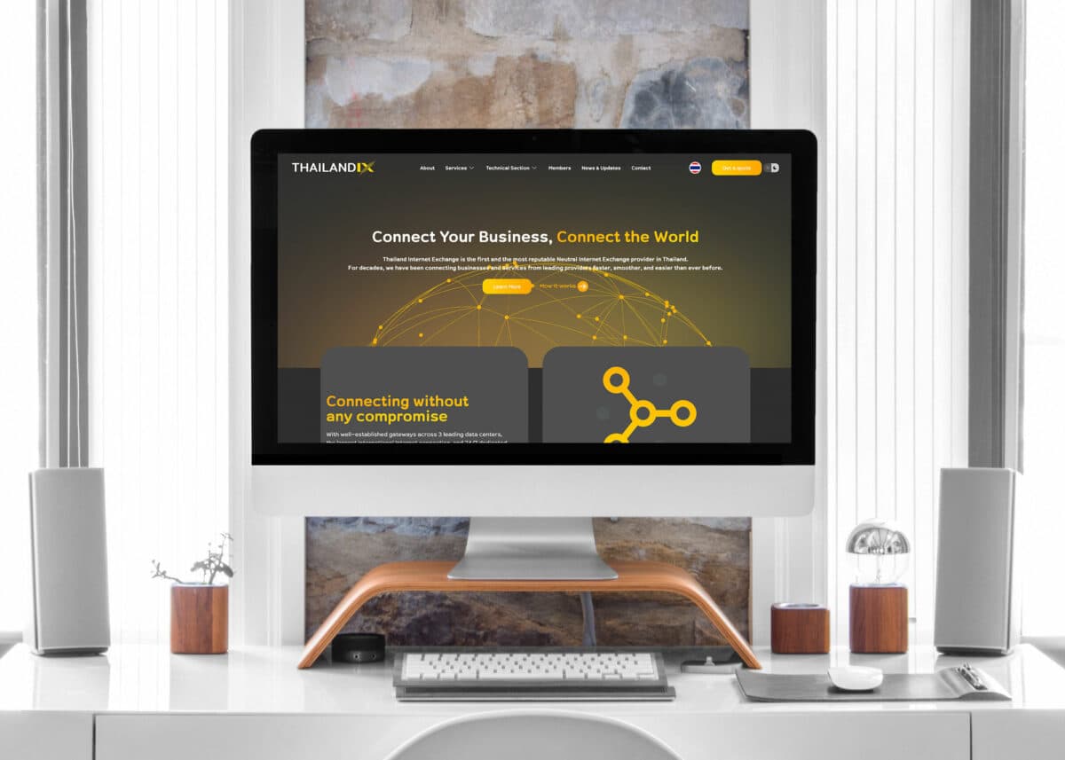 Thailand IX Website Mockup